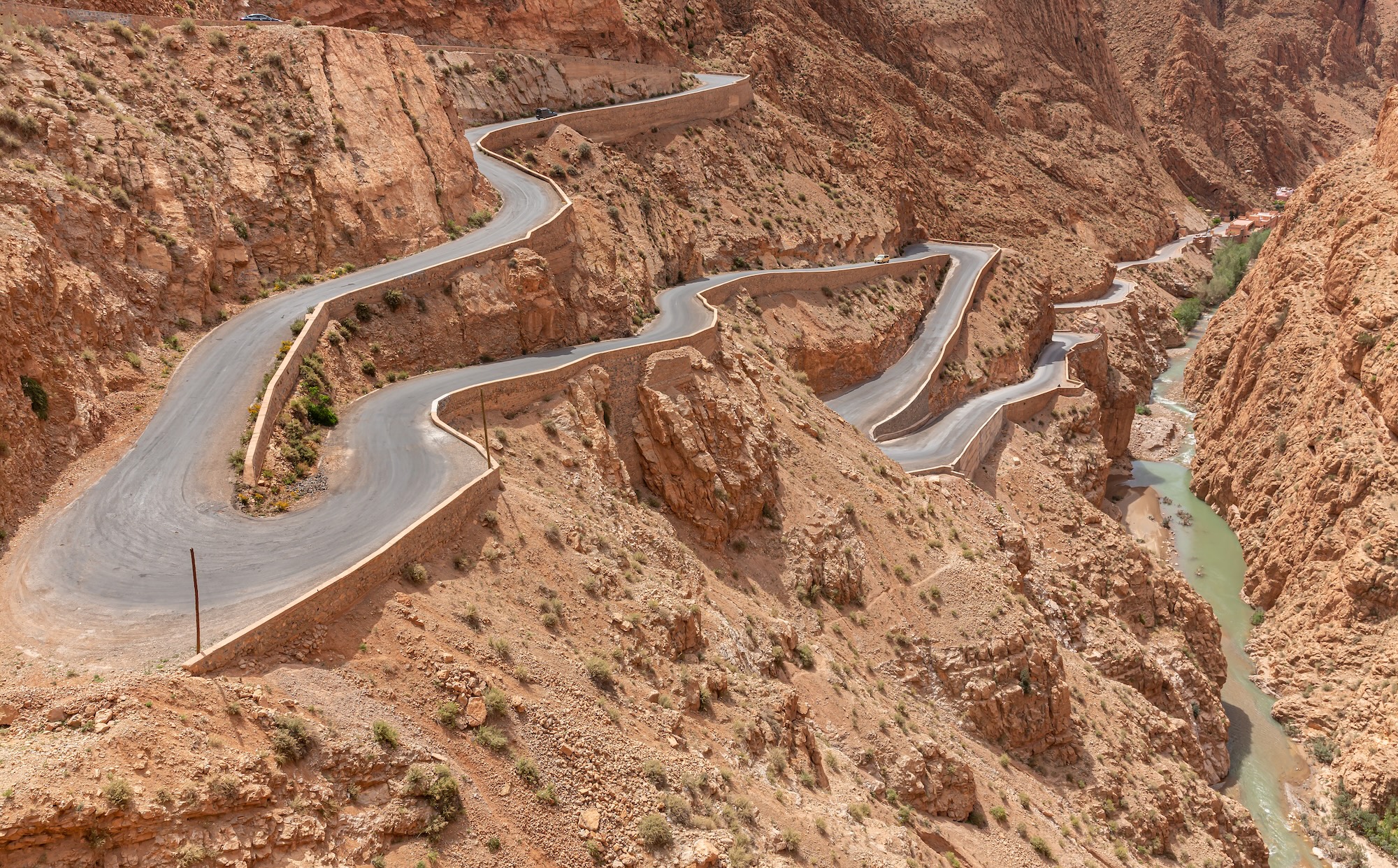 Serpentine,Roads,In,The,Mountains,Of,Morocco